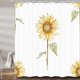 thumbnail image 1 of Girasoles Cortina de Ducha Decorativa Otoño Acuarela Flores Amarillas,11 Feliz Sencillez, 1 of 5