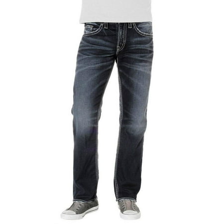 Silver Jeans - Silver Jeans Denim Mens Zac Relaxed Joga Dark Wash ...