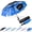 Blue Sky, variant on 43" Travel Umbrellas for Rain - Large Windproof Double Canopy Umbrella, 10 Durable Ribs, Strong Frame, Auto Open Close Ergonomic Handle, Compact Waterproof Umbrella for Women & Men, PalePurple