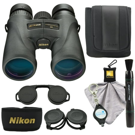Nikon Monarch 5 10x42 Binoculars (7577) w/ Cloth, Lens Pen, Keychain