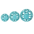 thumbnail image 6 of JW HOL-ee Roller™ Tug and Fetch Treat Dispenser Puzzle Ball Dog Toy, Natural Rubber, Small 3" for Small Dogs up to 20 lb, Blue, Pack of 1, 6 of 7
