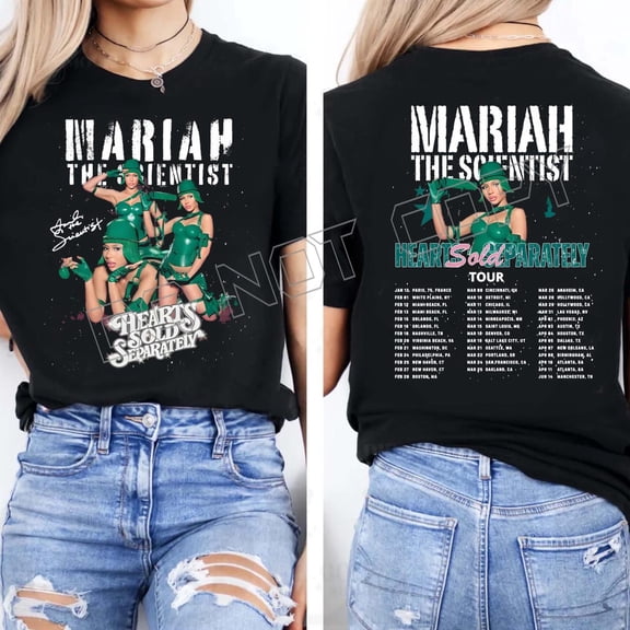 Mariah The Scientist, Hearts Sold Separately Tour T-shirt Unisex tee