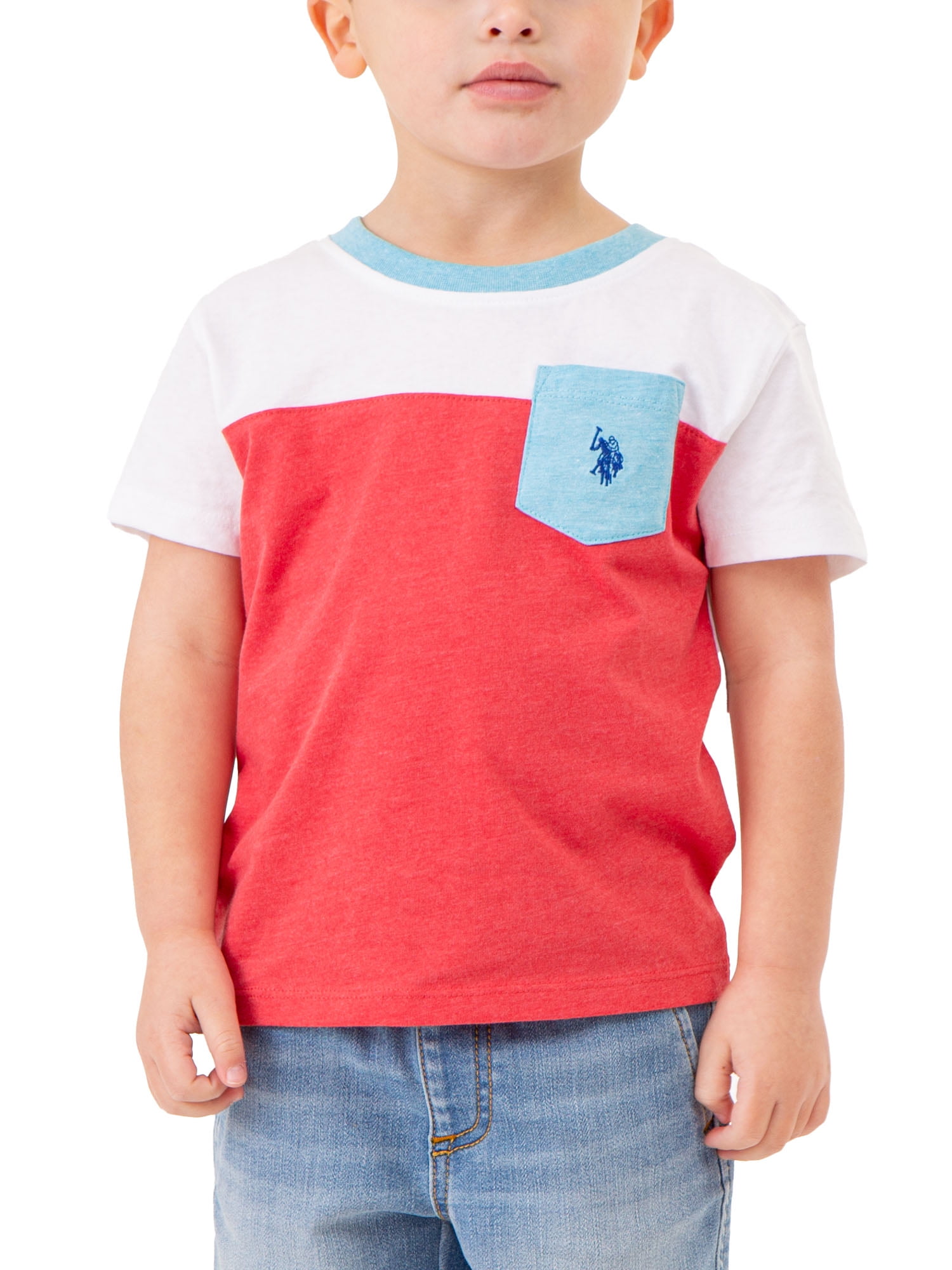 U.S. Polo Assn. Toddler Boy Pocket T-Shirt, Sizes 2T-5T