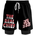 thumbnail image 2 of Jey Uso The Real Chief Sweatshorts Women Men Short Basketball Pants Casual Outdoor Sportwear, 2 of 3