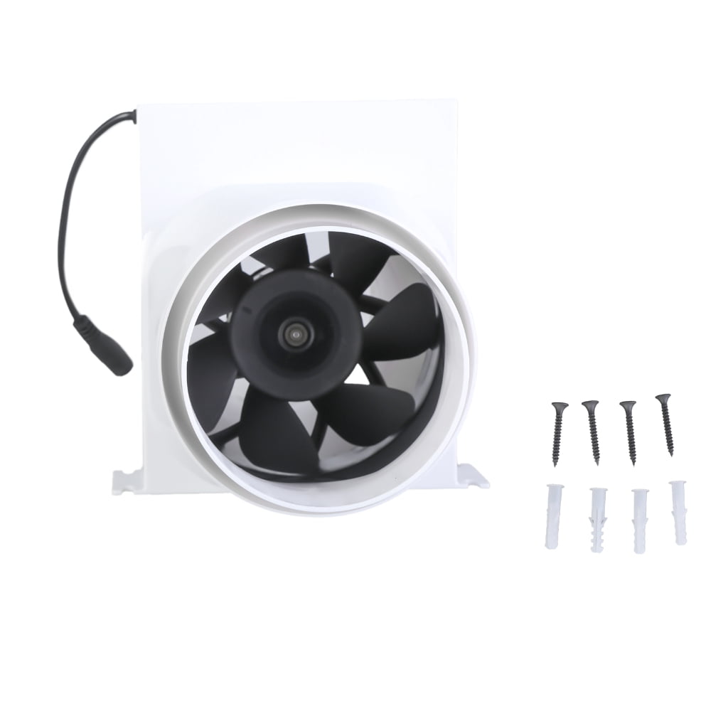 110mm Duct Fan Powerful Inline Extractor Fan 12V Duct Blower Indoor Air Exhaust Boosters For Workshop Basement Tent