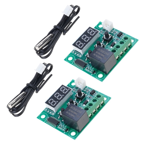 WINDLAND W1209 Precise Temperature Control Module With LED Indicators for Small Electronics Digital Temperature Controller