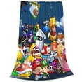 thumbnail image 6 of Lsque Mario Pattern Fuzzy Fleece Throw Blanket Extra Large,Super Soft,Fluffy and Warm Blankets for Couch,Bed,All Season Use (50"x40"), 6 of 7