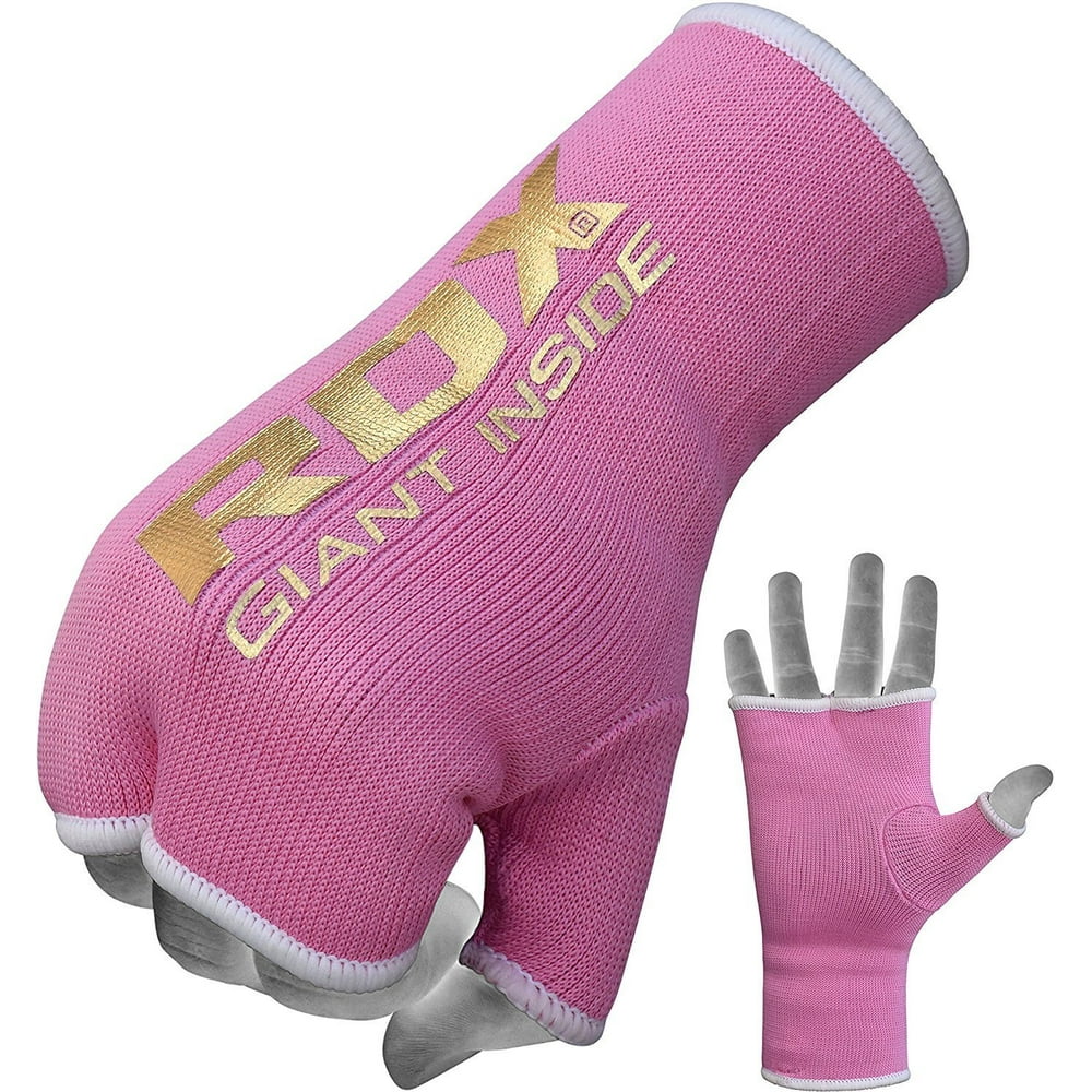 RDX Ladies Boxing Hand Wraps Inner Gloves for Punching Women Half Finger Elasticated Bandages