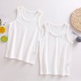 thumbnail image 4 of COM1950s Cute Summer Tops, Summer Girls Sweat-Absorbing Breathable Stretch Bottoming Camisole Top, 4 of 6