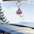 thumbnail image 4 of Cute Turtle Keychain Mini Turtle Woolen Hook Weaving Doll Creatives Doll Keychain Pendant Today Today’S Deals #25, 4 of 6