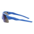 thumbnail image 4 of Kids Boys & Girls Sunglasses Sporty Wrap Around Half Rim Mirror Lens UV400 Blue, 4 of 4