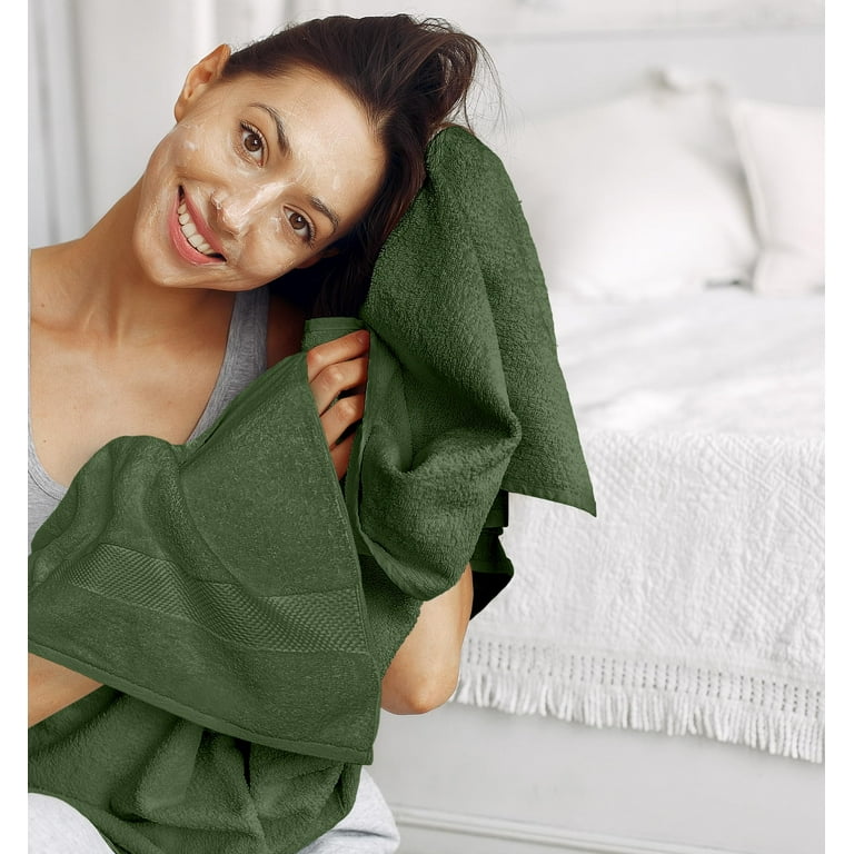 Fern discount green towels