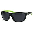 thumbnail image 2 of Locs Mens Oversize Warp Cholo Gangster Plastic Sunglasses Matte Black Green, 2 of 4