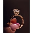 thumbnail image 5 of SOLITAIRE JEWELS 3.00CT Pear Cut Moissanite Solitaire Engagement Ring, 6 Prong Solitaire Anivarsary Ring for Women, 14k Yellow Gold Solitaire Ring, 5 of 7