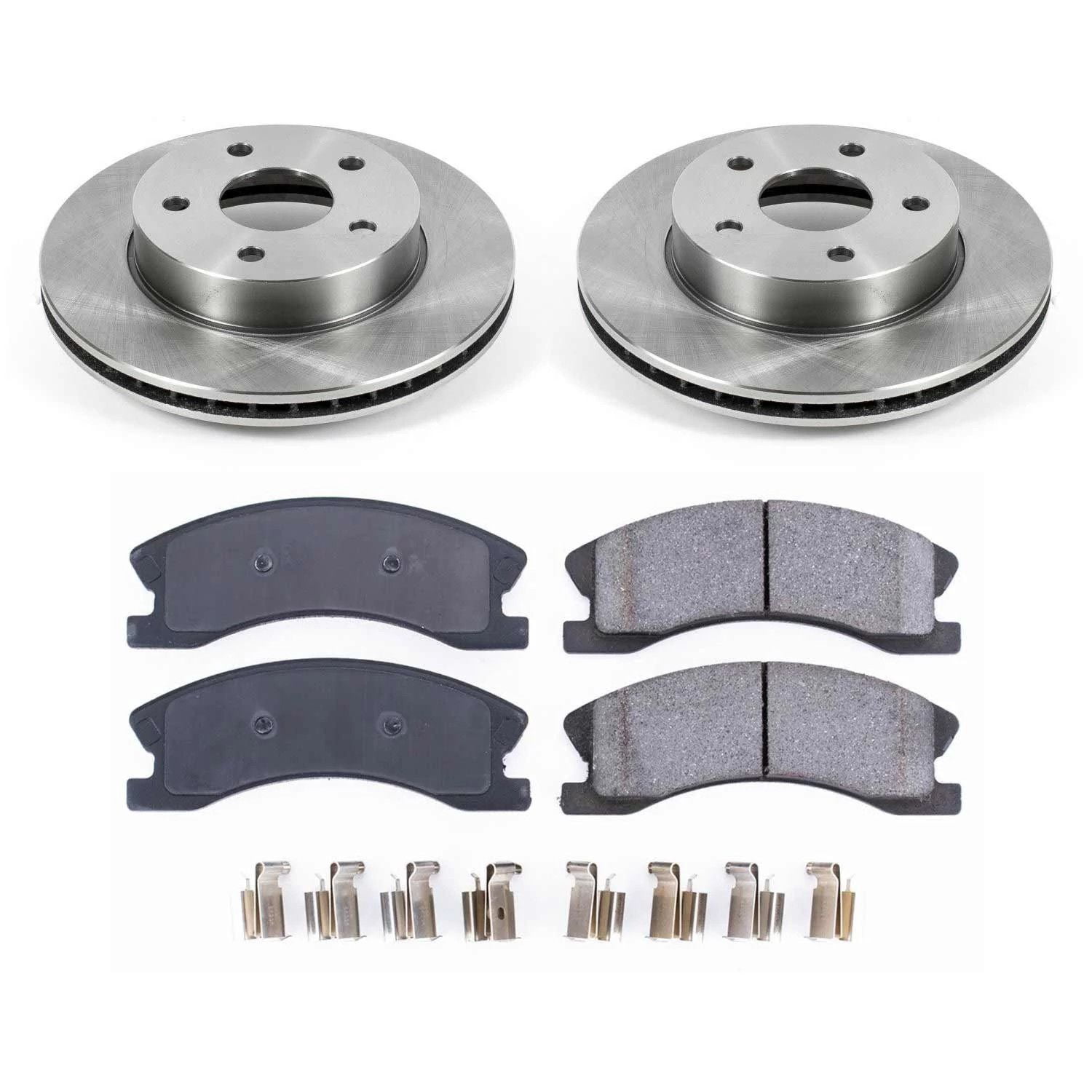 Power Stop Front Stock Replacement Brake Pad and Rotor Kit KOE2149