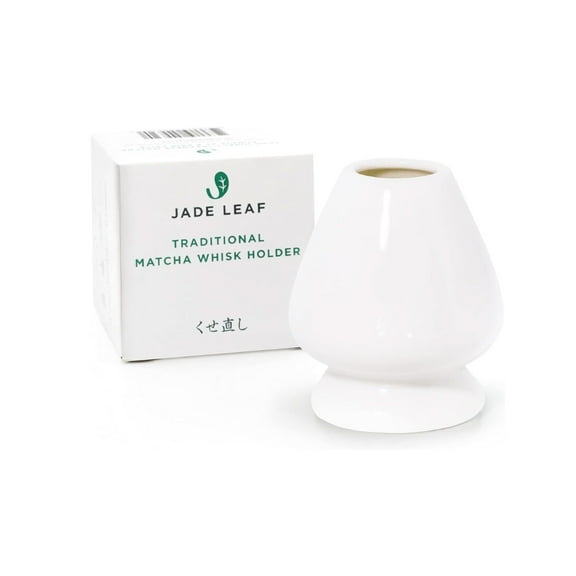 Jade Leaf Porcelain Whisk Holder US