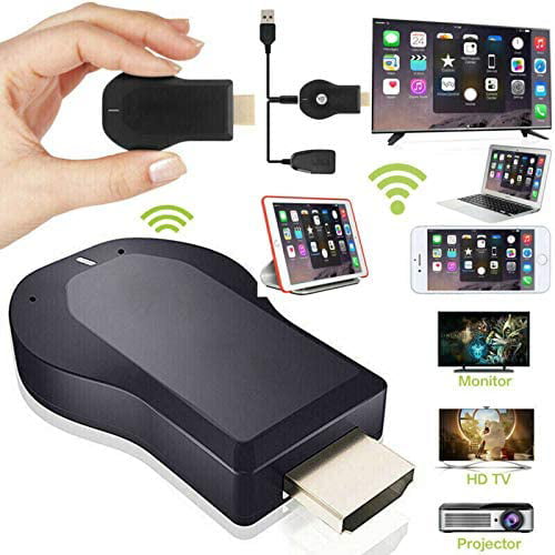 4K&1080P Wireless HDMI Display Adapter,iPhone Ipad Miracast Dongle for  TV,Upgraded Streaming Receiver,MacBook Laptop Samsung LG Android  Phone,Business