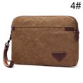 thumbnail image 2 of Mens Canvas Wristlet Bag Simple Large Capacity Wristlet Purse Card Holder Wallet, 2 of 10