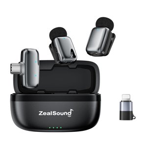 ZealSound Wireless Lavalier Microphone for Content Creators