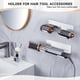 thumbnail image 4 of 2 Piezas de Soporte para Secador de Pelo, Soporte para Plancha de Pelo de Pared, Organizador de Baño, Estantes para Organizar el Baño, 4 of 10