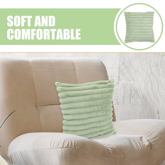 EXHUMKY Light Green Throw Pillow for Bedroom and Couch Decorative Cushion 1 Piece