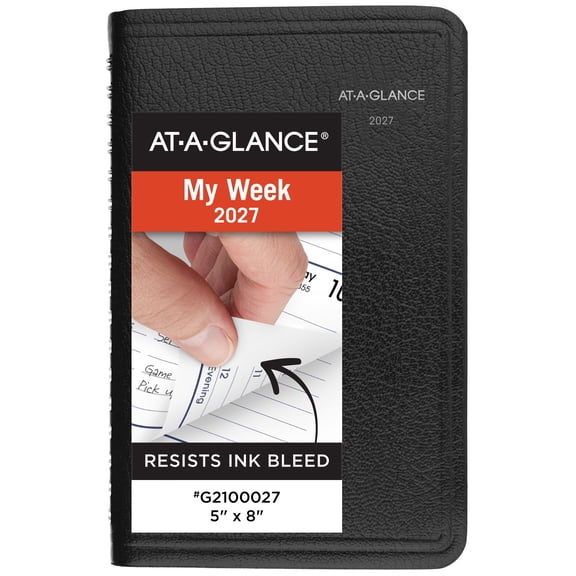 AT-A-GLANCE DayMinder 2027 Weekly Appointment Book Planner Tabbed