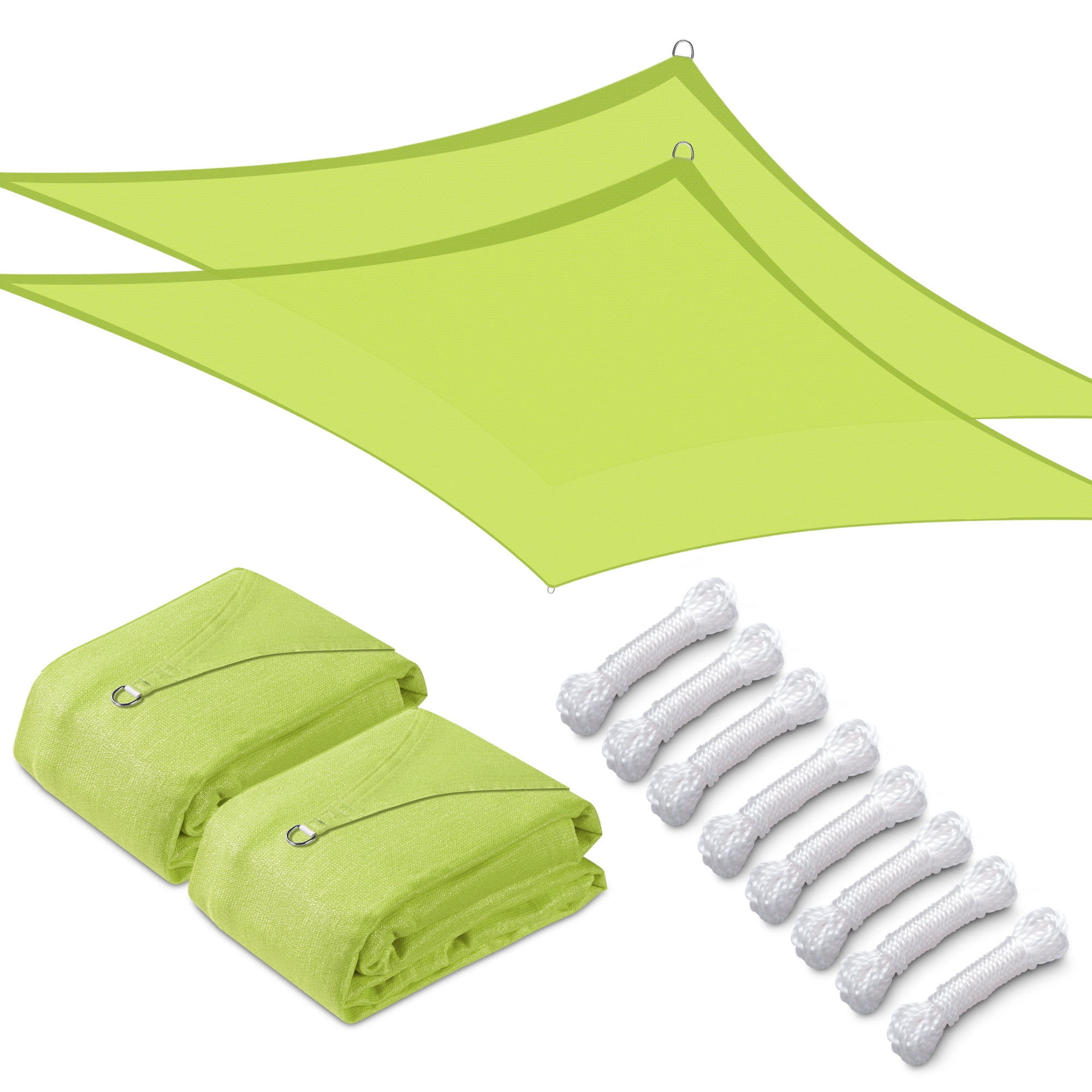 Sun Shade Sail Outdoor Patio, 6.5' X 6.5' X 6.5
