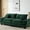 Green, variant on Khaki Corduroy Couch With Pillows - Deep Seat For Comfort In Living Room, Office Sleeper Comfy 2 Breathable Upholstery