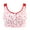 Red, variant on Ladies Traceless Comfortable No Steel Ring Breathable Gathering Front Opening Buckle Bra Woman Underwear Underwired Tankani Plus Sized Underwear Separatec Everyday, Beige, M