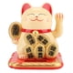 thumbnail image 1 of BRI Adorable columpio con energía solar, Lucky Beckoning, fortuna, bienvenida, gato, decoración del hogar y el coche (dorado), 1 of 10