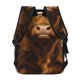thumbnail image 4 of Balery Cow With Butterflies Lilies Mochila Escolar Impresa, Mochila Ligera para Viajes Casual, Mochila Duradera y Cómoda Multifuncional, Mochila para Laptop-One Size, 4 of 5