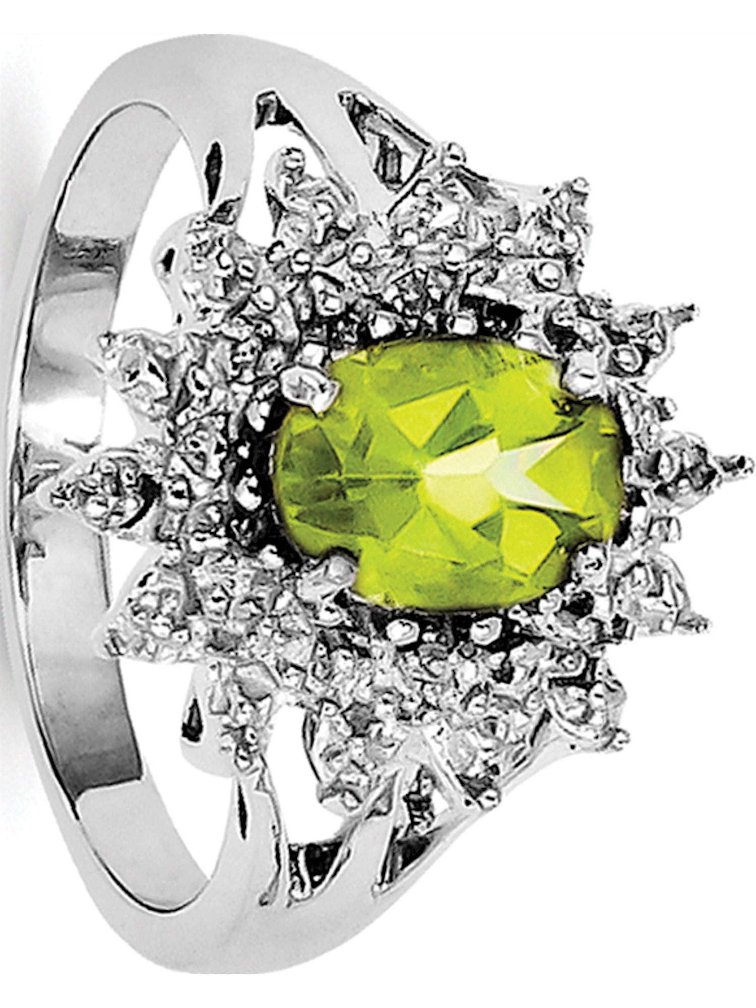 So Chic Jewels 925 Sterling Silver White Cubic Zirconia Solitaire Wire Overlap Engagement Band Ring