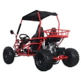 thumbnail image 4 of X-Pro Rover 125cc Gas Go Kart with 3-Speed Semi-Automatic Transmission w/Reverse, Big 19"/18" Wheels!, 4 of 6