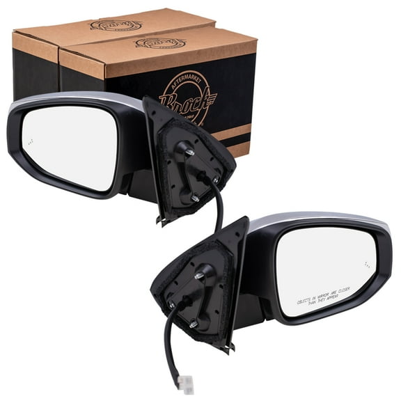 Brock Power Mirror for 2016-2023 Tacoma Blind Spot Detection Turn Signal Indicator Heated Set