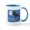 White/Blue Inside, variant on CafePress - Once In A Blue Moose Mug - 11 oz Ceramic Mug - Novelty Coffee Tea Cup
