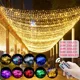 thumbnail image 2 of LED String Fairy Lights 10M-100M Chain Outdoor Garland Waterproof 220V 110V for Wedding Party Tree Christmas Ramadan Decoration, 2 of 5
