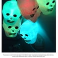 thumbnail image 4 of TIMIFIS Halloween Lights Led Halloween Light String Bar Party Decoration Color Light String Props Layout Led Halloween Skull Lamp String Halloween DecorationsFall, 4 of 7