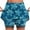156#Blue, variant on Dwaogom Women's Printing Athletic Shorts High Waist Pockets Yoga Pant Leggings For Tall Women Camo Leggings For Women High Waisted