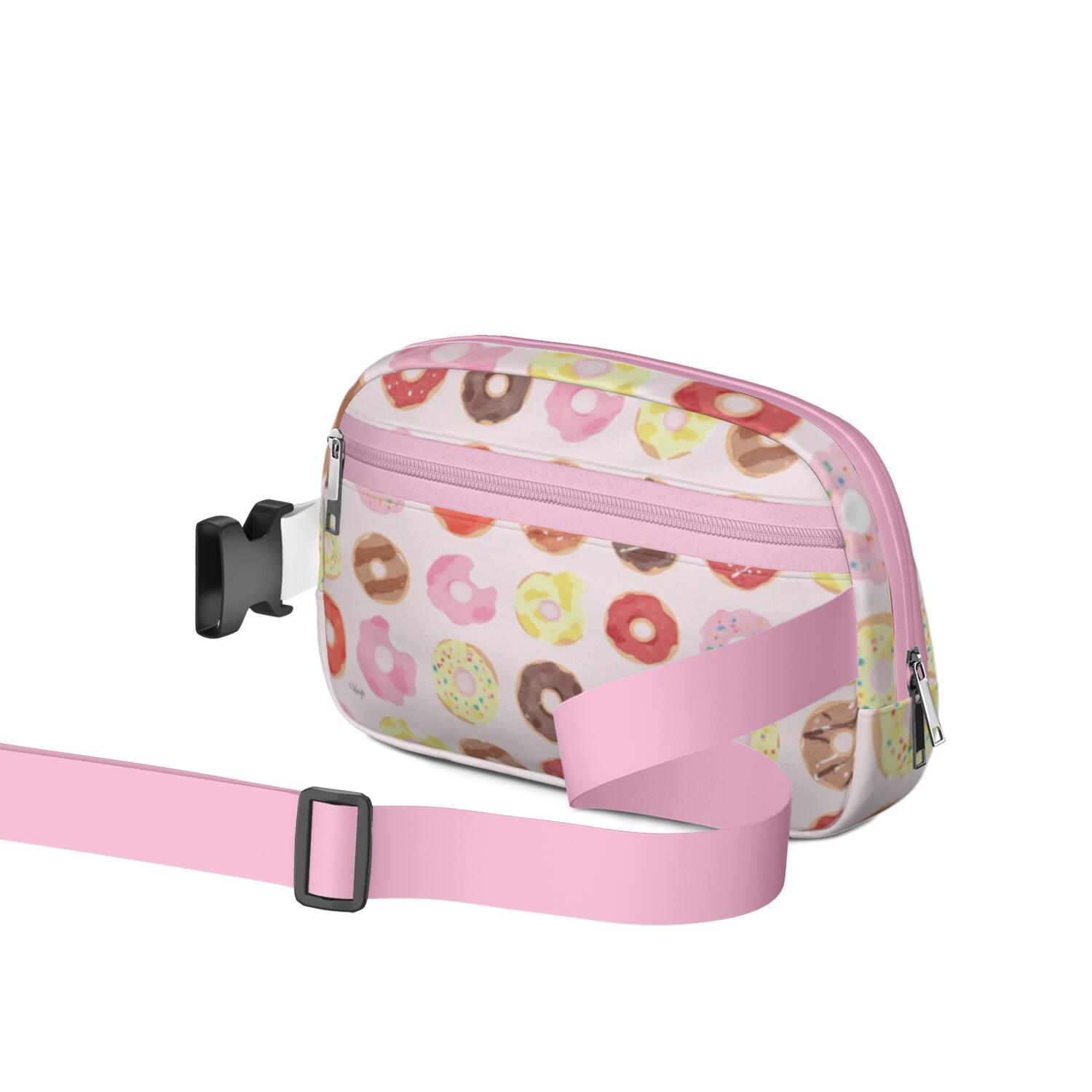 Waist Bag for Sports Enthusiasts Commuters Waist Bag & Hip Bum Bag with Adjustable Strap for Casual Running Hiking Cycling Doughnut Sporty Waist Pack