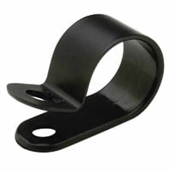 Zurn PEX Tubing Support QH1 1/4 Inch Tubing Clamp; Black; Plastic; Single; Without Retail Package