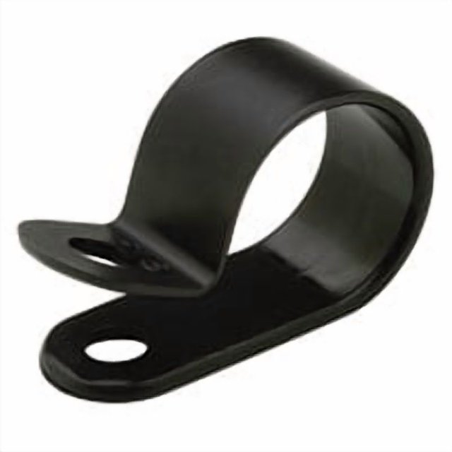 Zurn PEX Tubing Support QH1 1/4 Inch Tubing Clamp; Black; Plastic; Single; Without Retail Package