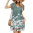thumbnail image 2 of Vestido ETCYY NEW Summer para mujer con estampado floral y bolsillos, 2 of 2