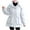 White, variant on ZRGHAOYLQ Winter Coats for Women Plus Size Quilted Puffer Down Fleece Warm Thicken Hooded Parka Jacket Pocket Zip Padded Outerwear Full Zip Solid Down Jackets