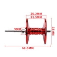 thumbnail image 3 of Ba-it-cast High capacity line Spool GTS,SDC,ACE,GTR Series Original CNC Machined Aluminum Spool Replacement ,Rigid Aluminum Skeletal Frame, 3 of 7