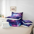 thumbnail image 6 of jejeloiu Kawaii Axolotl 7-Piece Twin Bedding Sets,Galaxy Starry Sky Bedding Comforter Set For Girls Women Reversible, 6 of 8
