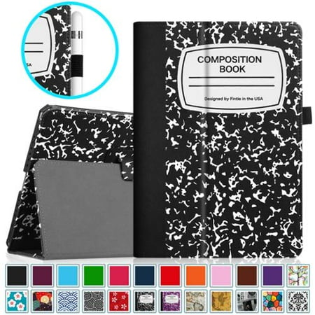 Pro Case Apple Ipad Air Case Fintie Apple iPad Pro 9.7 2016 Case - Vegan Leather Stand Cover with Auto Sleep / Wake Feature, Composition Book ()