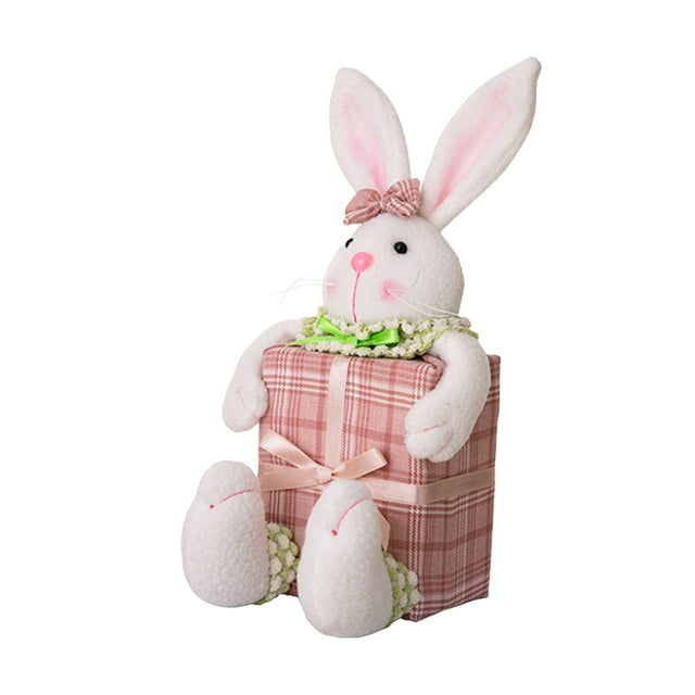 Easter Bunny Decor Easter Candy Storage Basket Bunny Table Decor Candy Bowl Easter Eggs Container Gift Box For Kid Table Decor Easter Gift