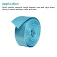thumbnail image 4 of Uxcell Flat Nylon Webbing Strap 1 inch 4 Yards Lake Blue for Backpack, 4 of 6