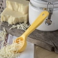 thumbnail image 5 of Carlisle 492104 1 oz Solid Portion Spoon w/ Flat Bottom, Plastic, Yellow, 5 of 5