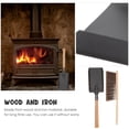 thumbnail image 4 of Bbq Tools Fireplace Shovel Coal-ash Shovel Fireplace Cleaning Set Metal Wrought Iron Wooden, 4 of 6